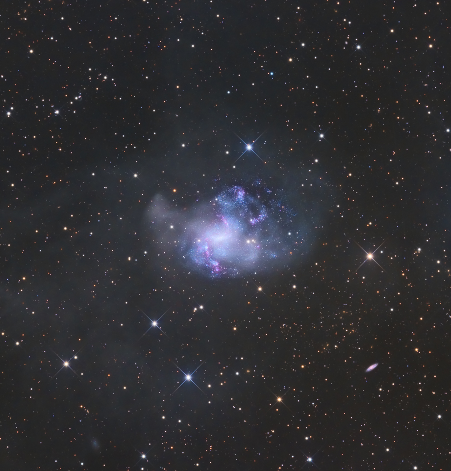 Ngc 1313 The Topsy Turvy Galaxy Telescope Live